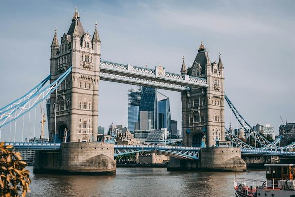 London Tower Bridge and skyline