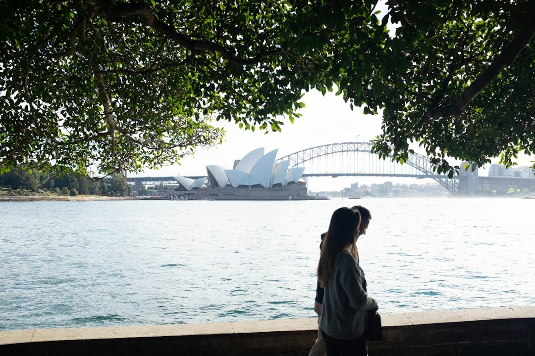 Young female student on Australian university campus